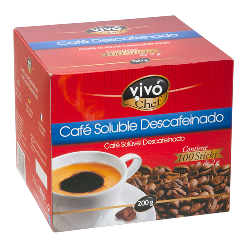 CAFE DESCAFE VCHEF C/100SOBRES