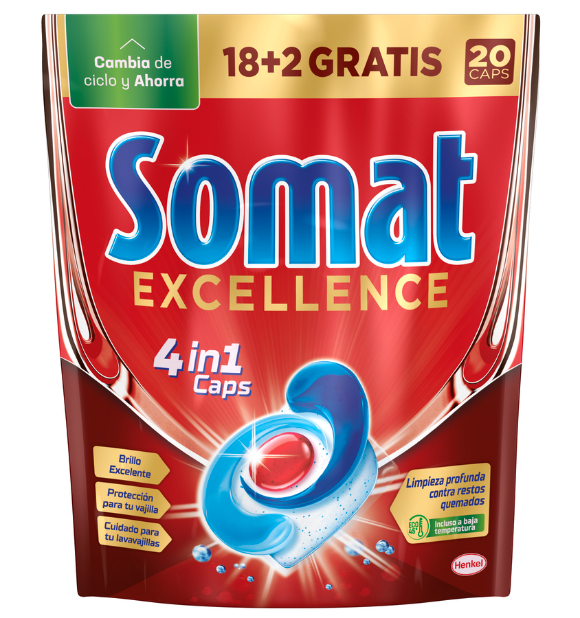 LAVAV CAPS SOMAT EXCELL 4en1 18+2DS