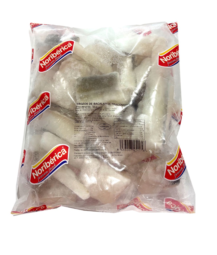 TROZO BACALAO CONG NORIB. Pe-750gr