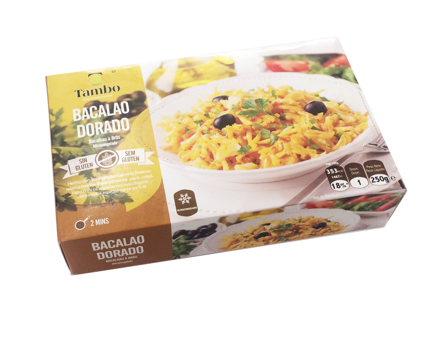 BACALAO DORADO TAMBO 250gr S/GLUTEN
