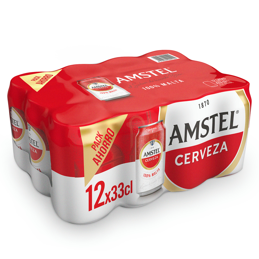 CERVEZA AMSTEL LATA 12x33cl