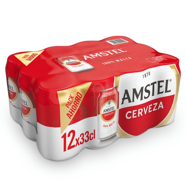CERVEZA AMSTEL LATA 12x33cl