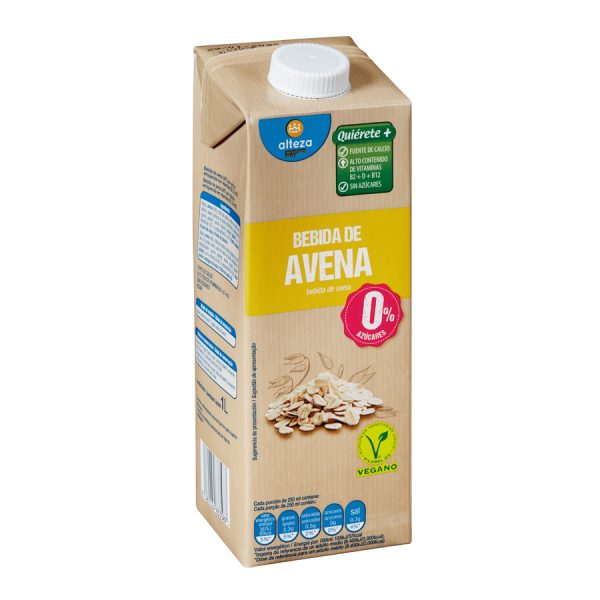 BEBIDA AVENA 0% ALTEZA 1 L