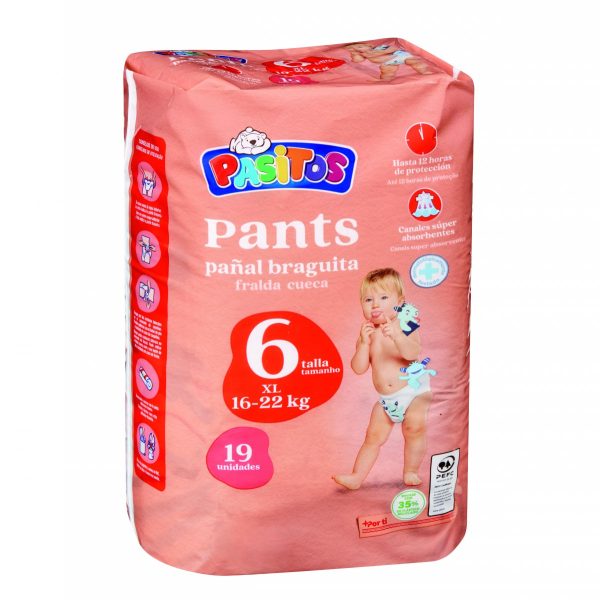 BRAGAPAÑAL PASITOS T6 19 un (16-22Kg)