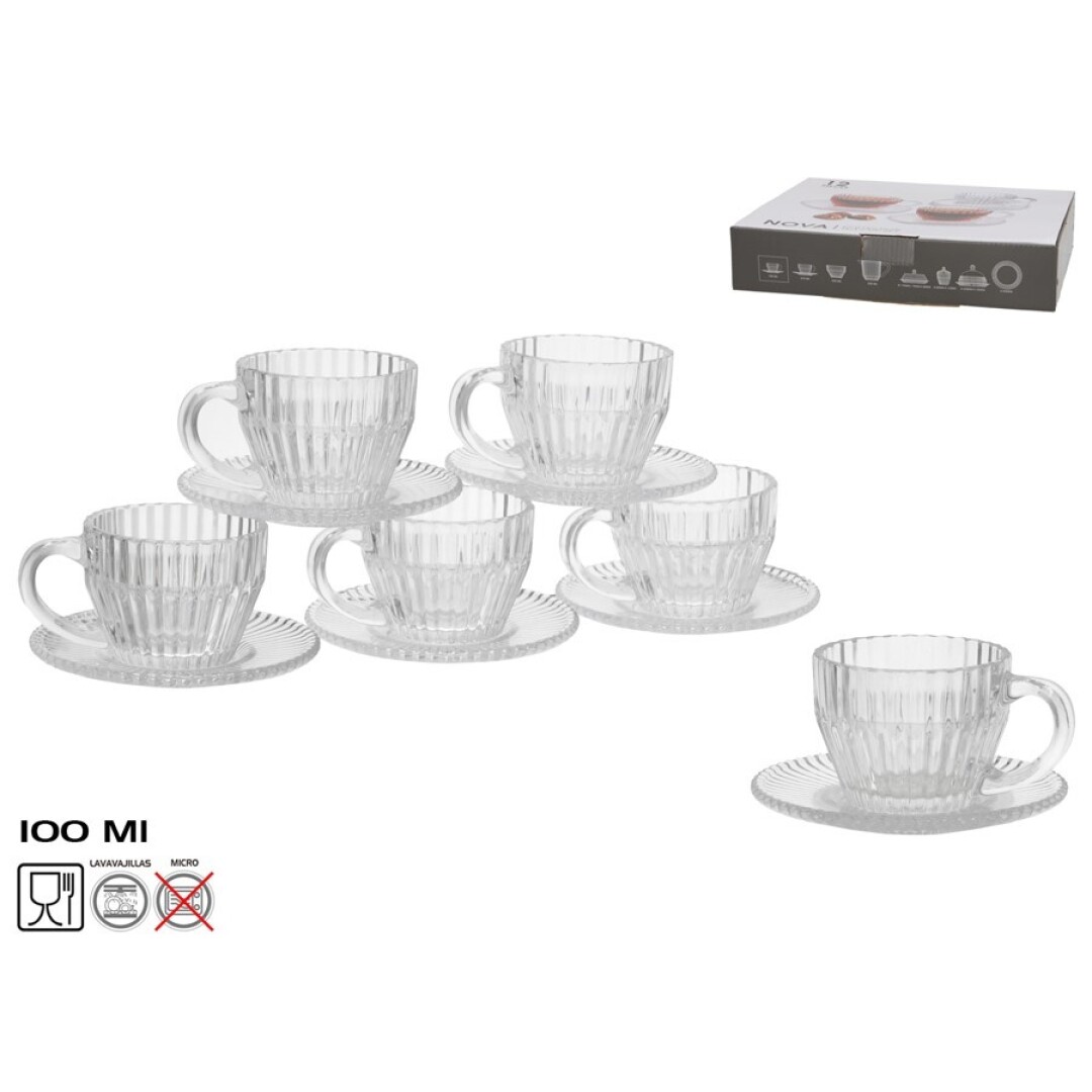 SET CAFE C/P 100ml 6Ud GI4305
