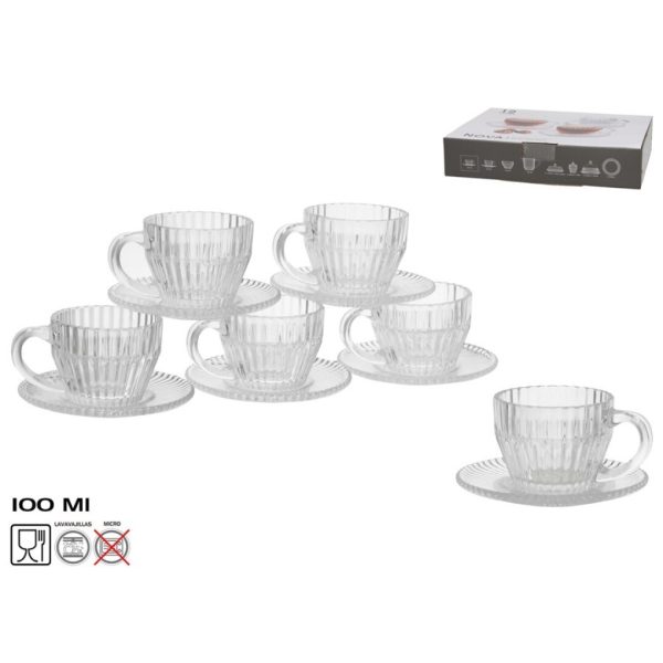 SET CAFE C/P 100ml 6Ud GI4305