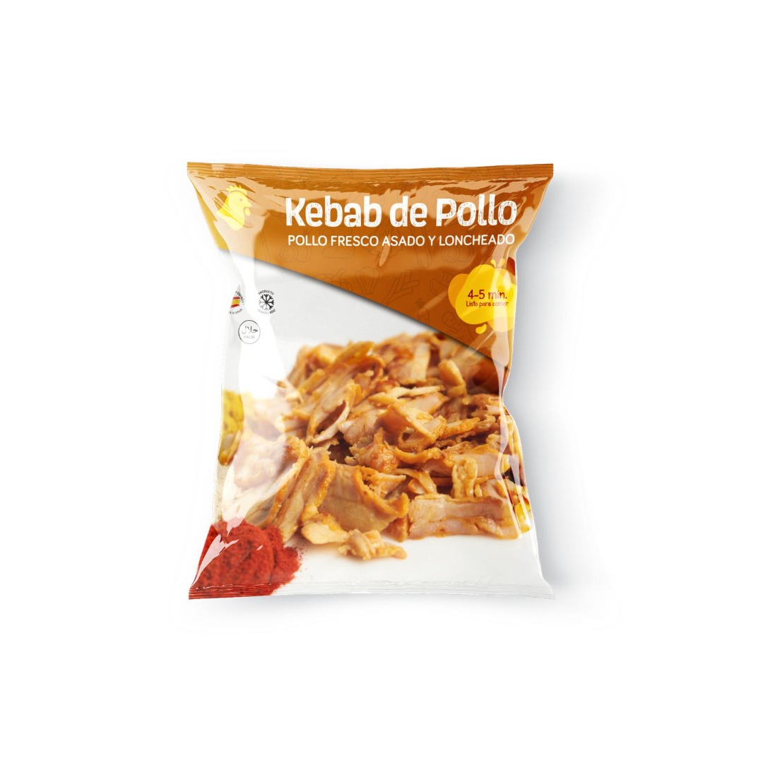 KEBAB LONCHEADO POLLO CONG 500grs