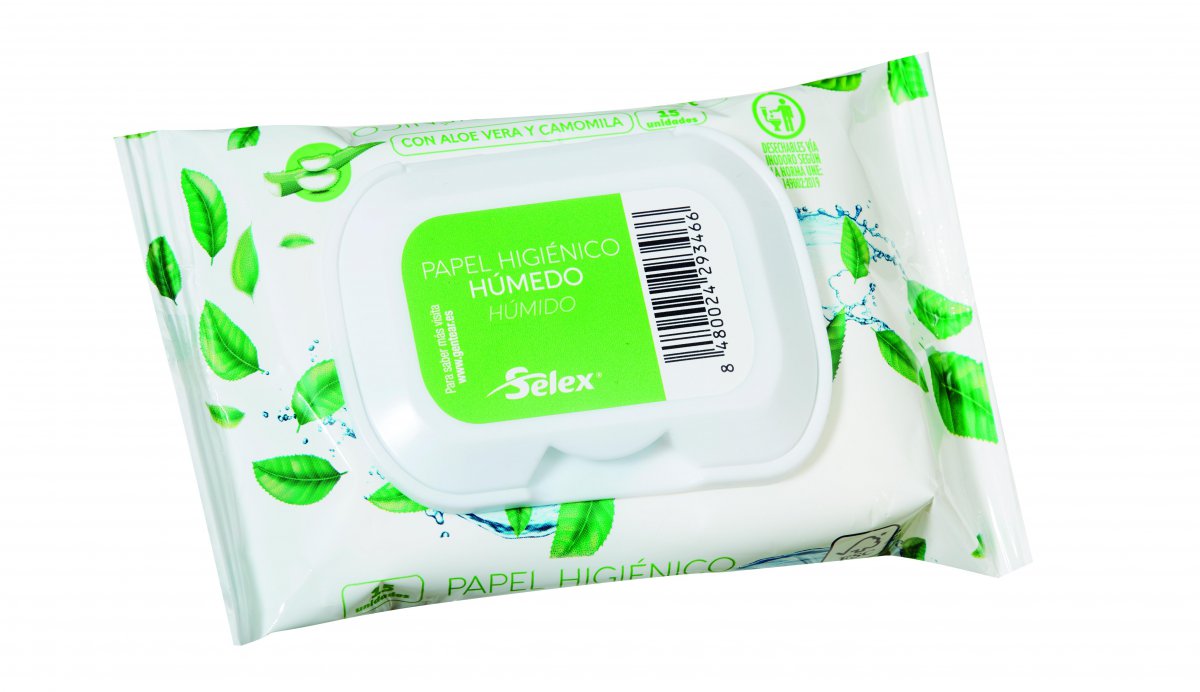 PAPEL HIG HUM C/T SELEX 15 U