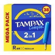 TAMPAX COMPAK REG 38U