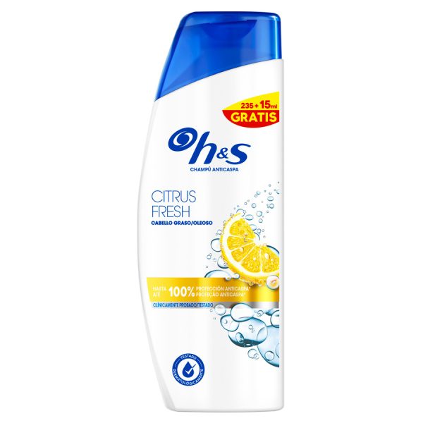 CHAMPU H&S CITRUS 235+15ml
