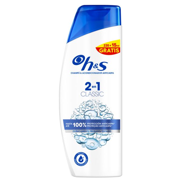 CHAMPU H&S 2eN1 CLASICO 235+15ml